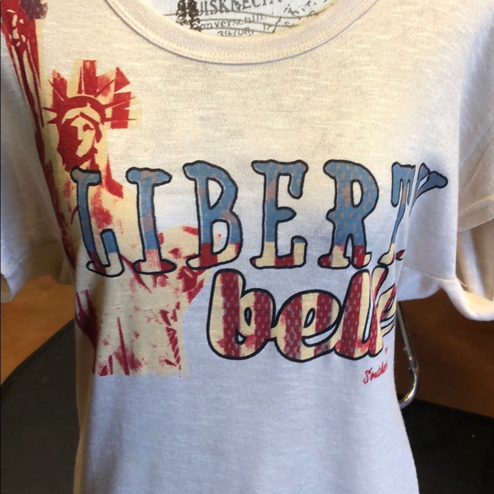 Liberty belle 4th of July tee